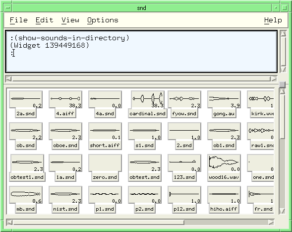 show-sounds-in-directory